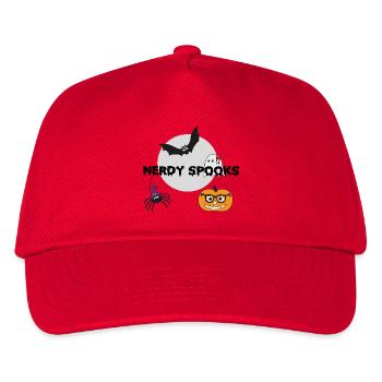 Nerdy Spooks - Kids’ Baseball Cap - red - Front