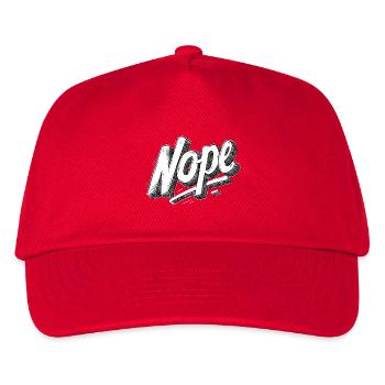 Nope - Kids’ Baseball Cap - red - Front