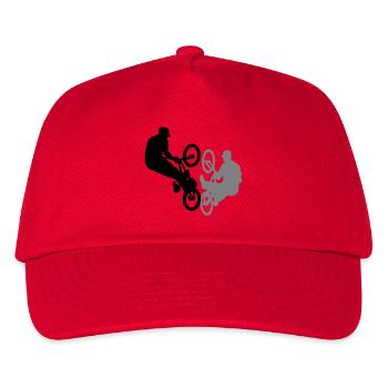 BMX - Kinder Basecap - Rot - Vorne