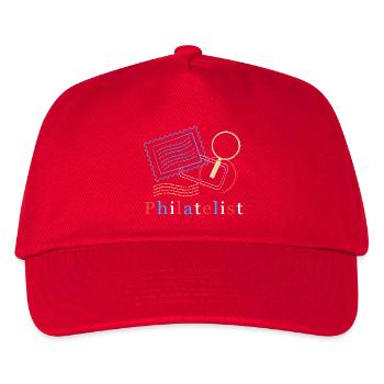 Stamp Collection Philatelist Stamps - Kids’ Baseball Cap - red - Front