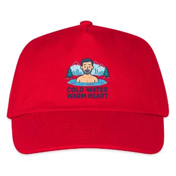 Cold Water Warm Heart - Kids’ Baseball Cap - red - Front