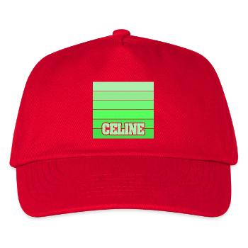 Ma en fille - Casquette de baseball Enfant - rouge - Devant