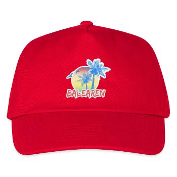 Balearic Islands Holidays - Kids’ Baseball Cap - red - Front