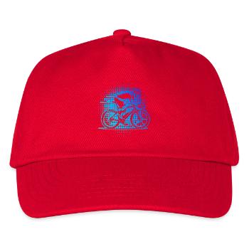 Roadbike motif with recognition value - Kids’ Baseball Cap - red - Front