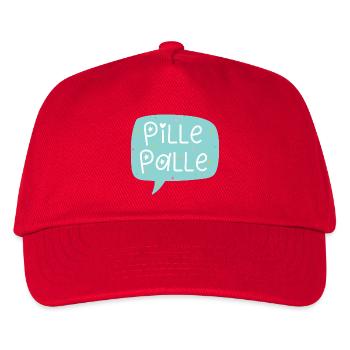 Pille Palle - alles easy Kids - Kinder Basecap - Rot - Vorne