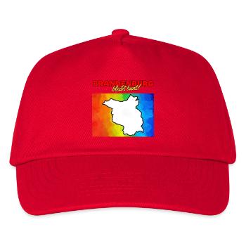 BRANDENBURG REMAINS COLOURFUL! NO PLACE FOR RIGHTS - Kids’ Baseball Cap - red - Front