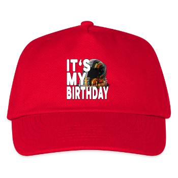 C’EST MON ANNIVERSAIRE DES PILOTES DE COURSE FANS DE SPORTS MOTORISÉS POUR SON ANNIVERSAIRE - Casquette de baseball Enfant - rouge - Devant