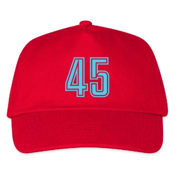 45 - Kids’ Baseball Cap - red - Front