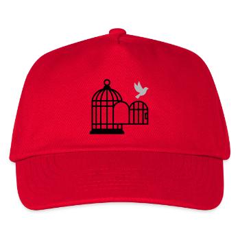 Birdcage Open Freedom - Kids’ Baseball Cap - red - Front