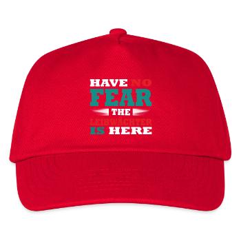 Have no Fear the Bodyguard is here Outfit - Kids’ Baseball Cap - red - Front