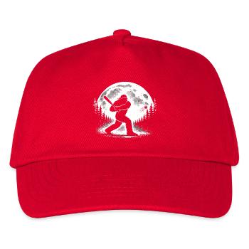 Bigfoot Baseball Spieler - Kinder Basecap - Rot - Vorne