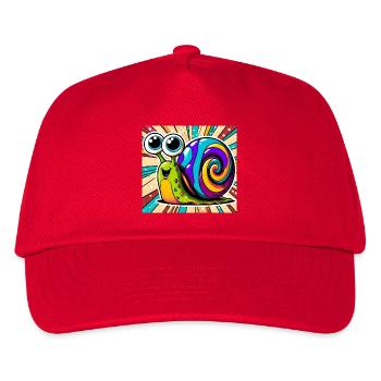 Snail - Kids’ Baseball Cap - red - Front