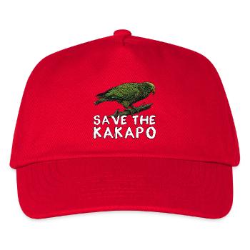 Save The Kakapo New Zealand - Kids’ Baseball Cap - red - Front