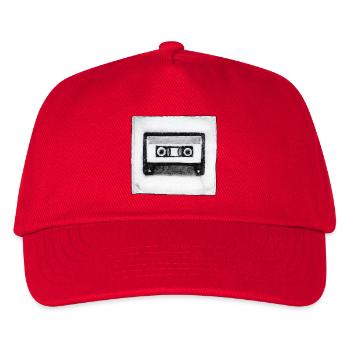 Cassette - œuvres sculptées à la main - Casquette de baseball Enfant - rouge - Devant