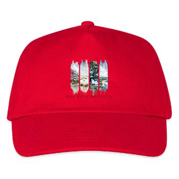 South Carolina Travel – Charleston Charm & Beach - Kids’ Baseball Cap - red - Front