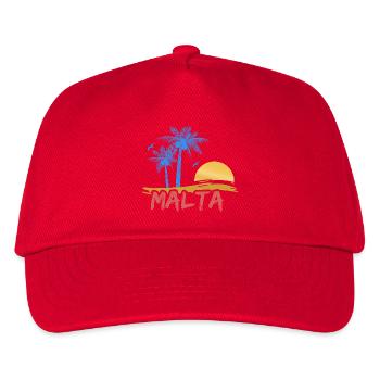 Malte - Casquette de baseball Enfant - rouge - Devant