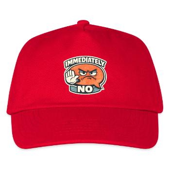 Instant No Meme Style - Casquette de baseball Enfant - rouge - Devant