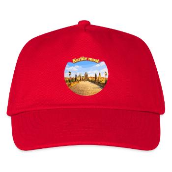 Panorama du pont Karliv Most - Casquette de baseball Enfant - rouge - Devant