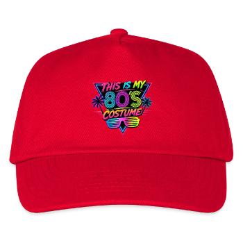 This Is My 80's Costume 80s - Kids’ Baseball Cap - red - Front