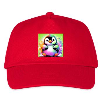 penguin - Kids’ Baseball Cap - red - Front