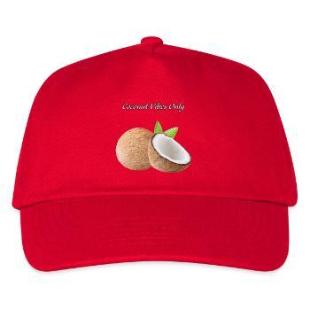 Coconut Vibes Only - Kids’ Baseball Cap - red - Front