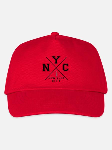 New York City - Kinder Basecap - Rot