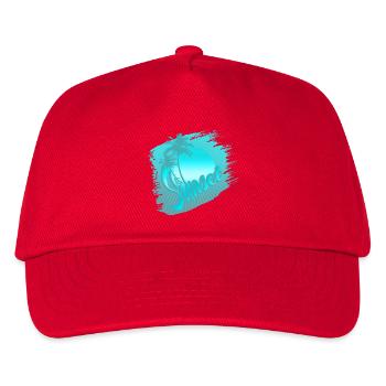sunset blue - Casquette de baseball Enfant - rouge - Devant