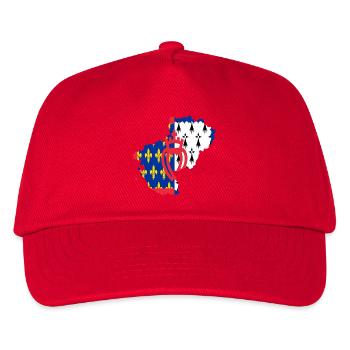 Pays de loire - Casquette de baseball Enfant - rouge - Devant