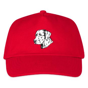 Retriever Portrait - Kids’ Baseball Cap - red - Front