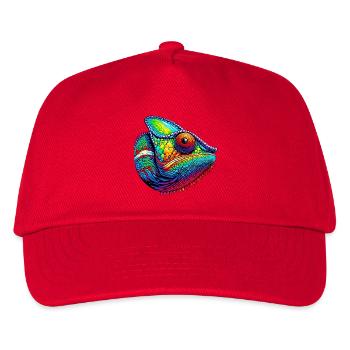 Caméléon - Casquette de baseball Enfant - rouge - Devant