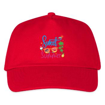 Doux été - Casquette de baseball Enfant - rouge - Devant
