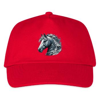Horse - Kids’ Baseball Cap - red - Front