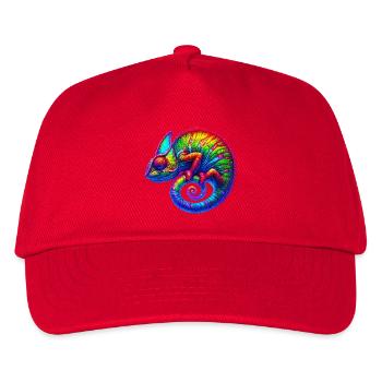 Caméléon - Casquette de baseball Enfant - rouge - Devant