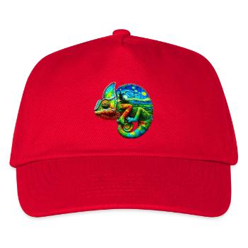 Van Gogh Caméléon - Casquette de baseball Enfant - rouge - Devant
