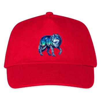 Wolf - Kids’ Baseball Cap - red - Front