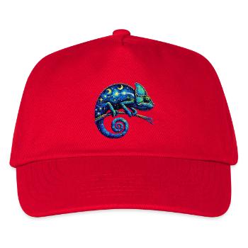 Chamäleon - Kinder Basecap - Rot - Vorne