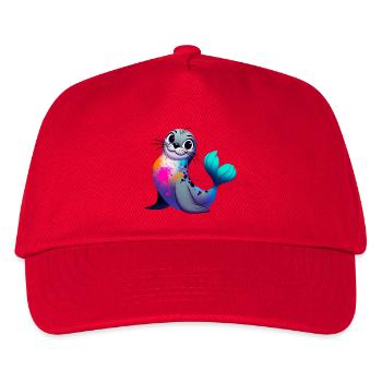 Siegel - Kinder Basecap - Rot - Vorne