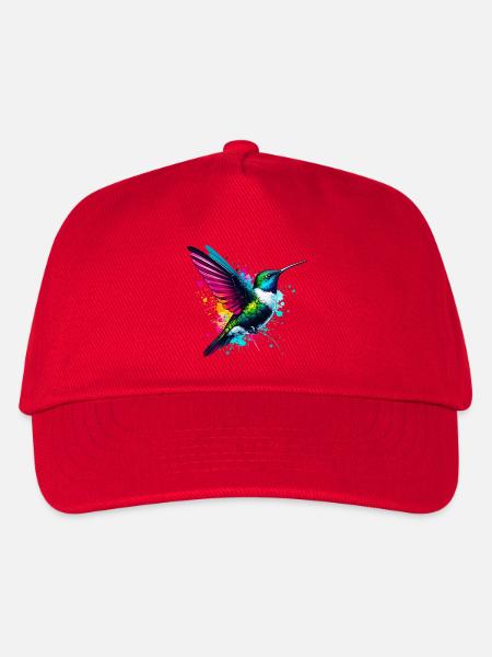 Kolibri - Kinder Basecap - Rot