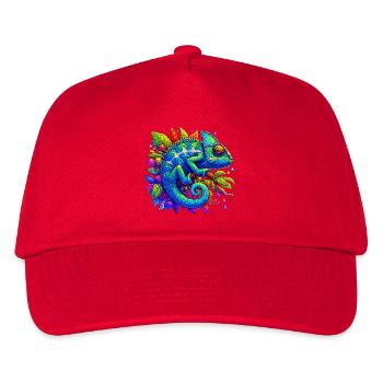 Caméléon - Casquette de baseball Enfant - rouge - Devant
