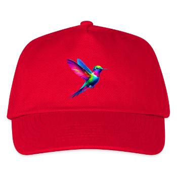 Kolibri - Kinder Basecap - Rot - Vorne