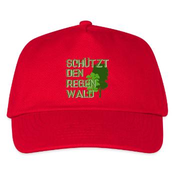 Protège la forêt tropicale - Casquette de baseball Enfant - rouge - Devant
