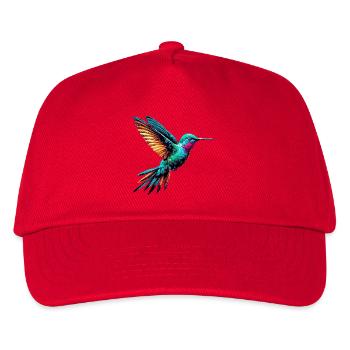 Kolibri - Kinder Basecap - Rot - Vorne