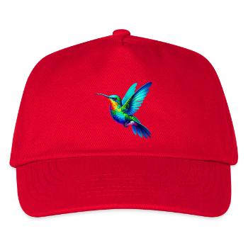 Kolibri - Kinder Basecap - Rot - Vorne