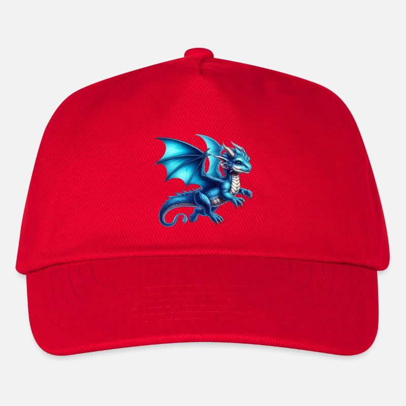 Drache - Kinder Basecap - Rot