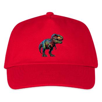 Dinosaur - Kids’ Baseball Cap - red - Front