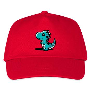 Dinosaur - Kids’ Baseball Cap - red - Front