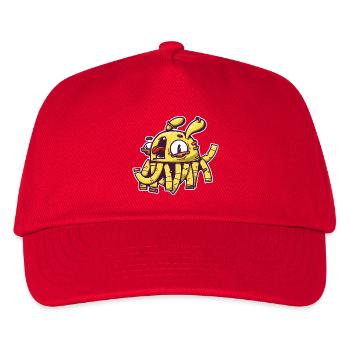 gelbe Ernte - Kinder Basecap - Rot - Vorne