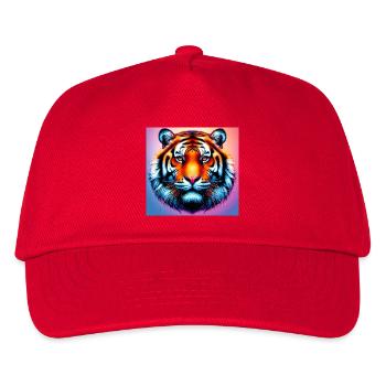 tiger - Kids’ Baseball Cap - red - Front