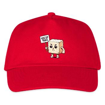 Tofu Erde Verteidiger - Kinder Basecap - Rot - Vorne