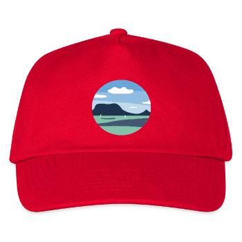 Balaton digital art - Kids’ Baseball Cap - red - Front